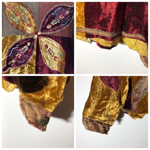 🔥SALE🔥Vintage Patchwork Artsy Jacket - Picture 5 of 5